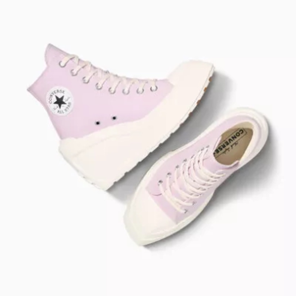 SOLD OUT! Converse Chuck 70 De Luxe Wedge Platform Hi Lilac/Egret Women 10M NWT